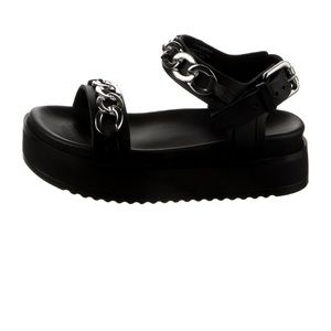 The Kooples sandals size 39 with chain brand new never worn